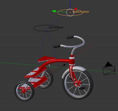 Tricycle with Armature preview image 2